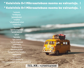 Keleivinis / Krovininis Mikroautobusiukas - Nuoma / Mikroautobusų nuoma / Darbų pavyzdys ID 2899309