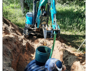 Inžinerinių tinklų įrengimas - Žemės kasimo darbai. Mini ekskavatoriaus paslaugos. - 4