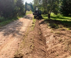 Žemės kasimo darbai. Mini ekskavatoriaus paslaugos. / JONAS / Darbų pavyzdys ID 2902471