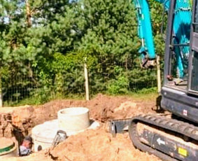 Inžinerinių tinklų įrengimas - Žemės kasimo darbai. Mini ekskavatoriaus paslaugos. - 1