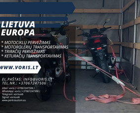 Kroviniu Pervezimas - Gabenimas / Perkraustymas - Motociklų pervežimas - 4 Motociklų pervežimas - Kroviniu Pervezimas - Gabenimas / Perkraustymas - 4
