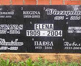 Raidžių kalimas ant paminklų, visi kiti kapaviečių darbai. - Kapavietės pamatų betonavimas - 1 Kapavietės pamatų betonavimas - Raidžių kalimas ant paminklų, visi kiti kapaviečių darbai. - 1