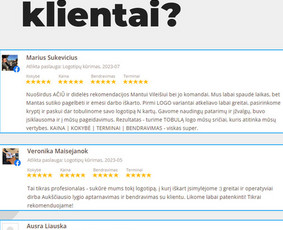 Geresnis dizainas. Geresni rezultatai. Padėjome +300 įmonių / Mantas Vileišis / Darbų pavyzdys ID 2905769