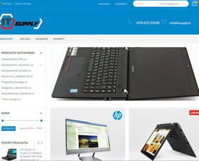 Kompiuterinės įrangos internetinė parduotuvė