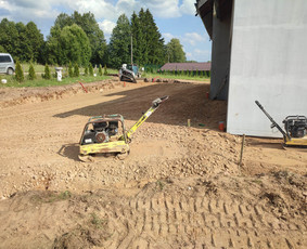 Trinkelių klojimas, Lietaus nuotekos, vejos įreng. / Kiemo darbai / Darbų pavyzdys ID 2906981