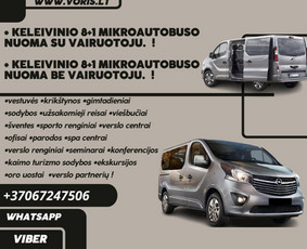 Keleivinis / Krovininis Mikroautobusiukas - Nuoma / Mikroautobusų nuoma / Darbų pavyzdys ID 2907121