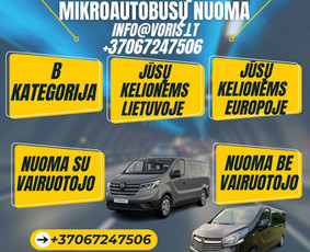 Keleivinis / Krovininis Mikroautobusiukas - Nuoma / Mikroautobusų nuoma / Darbų pavyzdys ID 2907157