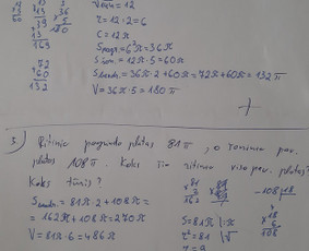Matematikos ir Fizikos pamokos - Vilniuje ir Nuotoliu / Arktangentas / Darbų pavyzdys ID 2908617
