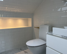 Karkasinių namų statybą, stogai, skardinimas, vidaus apdaila / Inuti, MB / Darbų pavyzdys ID 2909153