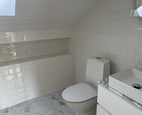 Karkasinių namų statybą, stogai, skardinimas, vidaus apdaila / Inuti, MB / Darbų pavyzdys ID 2909155