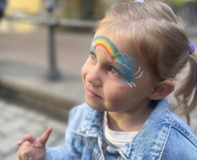 Piešimas ant veido - Piešimas ant veido, blizgučiai, beauty bar - 3