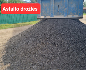 Frezuotas asfaltas, asfalto drožlės - Žvyras asfalto drožlės skalda Maltas betonas nuo 1t-25t - 1