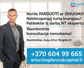 Nekilnojamojo turto brokeris Vilniuje / Artur Bogdevič / Darbų pavyzdys ID 538797