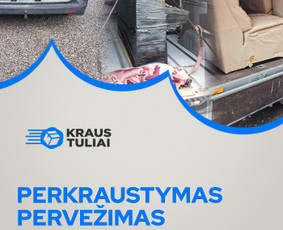 Griovimo darbai, perkraustymas, krovinių pervežimo paslaugos / KrausTuliai / Darbų pavyzdys ID 2913723