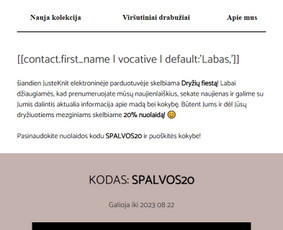 Naujienlaiškiai ir email marketingas / Rasita Kunikauskaitė / Darbų pavyzdys ID 2916091