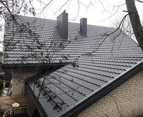 Stogu dengimas, mediniai/skardiniai fasadai, terasos. / JunMar / Darbų pavyzdys ID 2917087