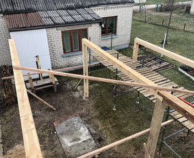 Stogu dengimas, mediniai/skardiniai fasadai, terasos. / JunMar / Darbų pavyzdys ID 2917143