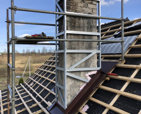 Stogu dengimas, mediniai/skardiniai fasadai, terasos. / JunMar / Darbų pavyzdys ID 2917207