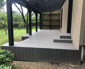 Stogu dengimas, mediniai/skardiniai fasadai, terasos. / JunMar / Darbų pavyzdys ID 2917257