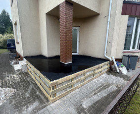 Stogu dengimas, mediniai/skardiniai fasadai, terasos. / JunMar / Darbų pavyzdys ID 2917329