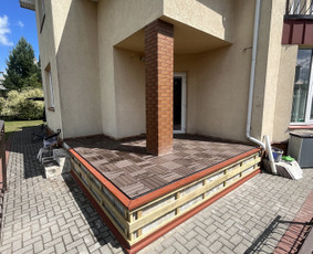 Stogu dengimas, mediniai/skardiniai fasadai, terasos. / JunMar / Darbų pavyzdys ID 2917331