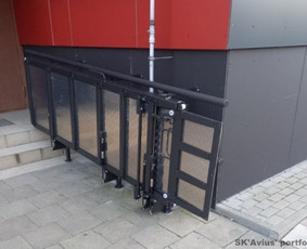 Ištraukiama ir atlenkiama rampa