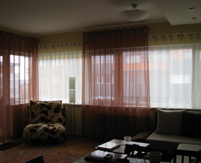 Užuolaidos, romanetės audiniai, siuvimas, karnizai, Roletai, / Giedrė Mišeikienė / Darbų pavyzdys ID 540361