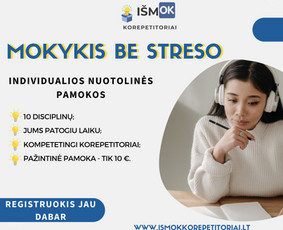 Individualūs anglų kalbos korepetitoriai jums patogiu laiku - Mokinių ruošimas anglų kalbos egzaminams - 1 Mokinių ruošimas anglų kalbos egzaminams - Individualūs anglų kalbos korepetitoriai jums patogiu laiku - 1