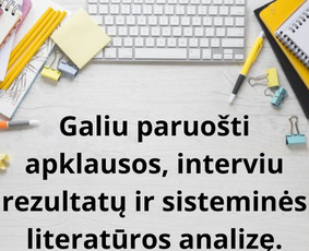 Rašto darbų konsultantas / UniWordsmith / Darbų pavyzdys ID 2920721