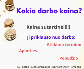 Rašto darbų konsultantas / UniWordsmith / Darbų pavyzdys ID 2920723