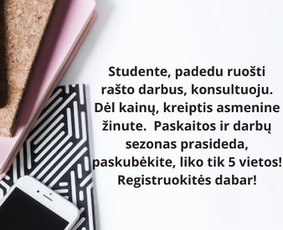 Rašto darbų konsultantas / UniWordsmith / Darbų pavyzdys ID 2920737
