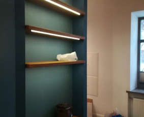 Sienų glaistymas - Gipso kartono/apdailos darbai, perdangos/stogo šiltinimas - 4