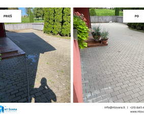 Trinkelių, kietų paviršių valymas - Fasadų plovimas - 4 Fasadų plovimas - Trinkelių, kietų paviršių valymas - 4