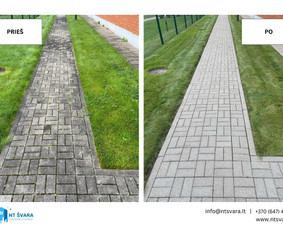 Trinkelių, kietų paviršių valymas - Fasadų plovimas - 3 Fasadų plovimas - Trinkelių, kietų paviršių valymas - 3