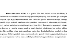 Rašto darbų konsultantas / UniWordsmith / Darbų pavyzdys ID 2927793