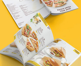 Čili Pizza meniu knyga