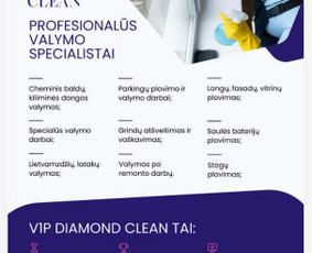 V1p Diamond Clean, Mb. Visos Valymo Paslaugos / V1P Diamond Clean, MB / Darbų pavyzdys ID 2931335