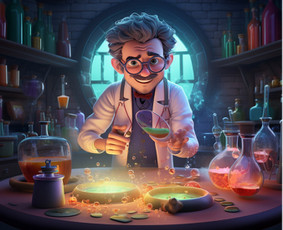 Vaikų žaidimų kambarys-laboratorija - Pramogos vaikams - 1 Pramogos vaikams - Vaikų žaidimų kambarys-laboratorija - 1
