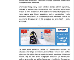 Komunikacijos konsultantė ir Tekstų kūrėja (10+ m. patirtis) / Laura Vokietaitė / Darbų pavyzdys ID 2938153