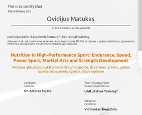 Asmeninis treneris Vilniuje – jėga, technika, mažos grupės / Ovidijus Matukas / Darbų pavyzdys ID 2940899
