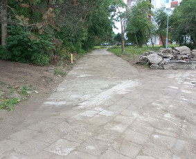 Vejos įrengimas .Augalų sodinimas. Trinkelių klojimas. / FlorAgra / Darbų pavyzdys ID 2943113
