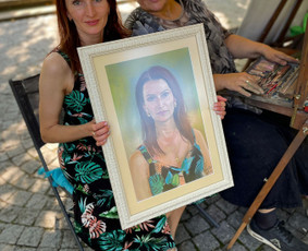 Super realistiški portretai is nuotraukų. Paveikslai.kopijos / Anna Lopucha Vinauskienė / Darbų pavyzdys ID 2944466