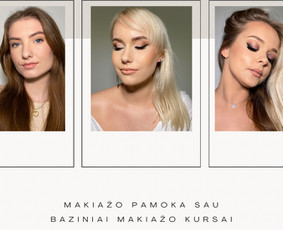 Individuali makiažo pamoka arba baziniai mokymai