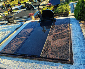 Kapų tvarkymas, priežiūra - Paminklai, Kapo dengimas plokštėmis - 4