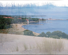 Peizažo fotografija. Nuotrauka atlikta su analogine didelio formato kamera 6x9