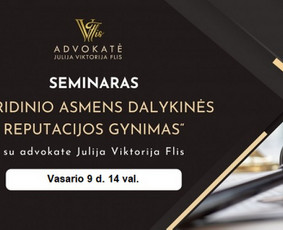 Šeimos, paveldėjimo ir darbo bylų advokatė / advokatė Julija Viktorija Flis / Darbų pavyzdys ID 2958824