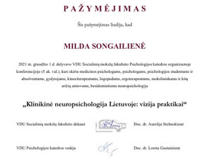 Individuali arba porų/šeimos psichoterapija ( nuotolinės ) / Geštalto psichoterapeutė Milda Songailienė / Darbų pavyzdys ID 2959226