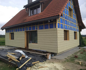Ekovata "Ekowool". A++ klasės stogai. - Fasadų, sienų šiltinimas - 1 Fasadų, sienų šiltinimas - Ekovata "Ekowool". A++ klasės stogai. - 1