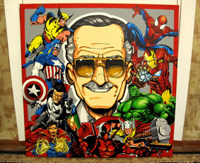 Paveikslas ant drobės 80x80 MARVEL tematika