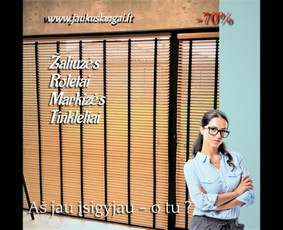 Roletai. Žaliuzės. Terasos - puiki kokybė už mažiausią kainą / Jaukūs Langai / Darbų pavyzdys ID 2965742